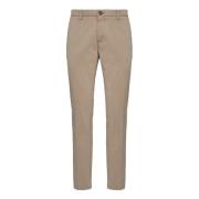 Boggi Milano Stretch bomullsbyxor Beige, Herr