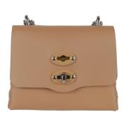 Zanellato Neutral Axelväska Chic Stil Beige, Dam