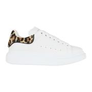 Alexander McQueen Vita Sneakers Höjer Din Stil White, Dam