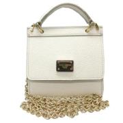 Dolce & Gabbana Pre-owned Pre-owned Canvas plnbcker White, Dam