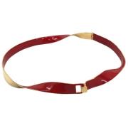 Marni Pre-owned Pre-owned Tyg halsband Red, Dam