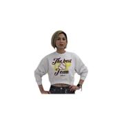 Gaëlle Paris Rundhalsad sweatshirt White, Dam