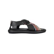 Paul Smith Sandal med korsade band och spänne Black, Dam