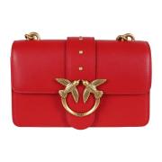 Pinko Röd Crossbody Love Väska Red, Dam