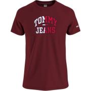 Tommy Jeans Kortärmad T-shirt Red, Herr