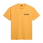 Napapijri Kortärmad T-shirt Yellow, Herr