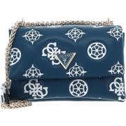 Guess Mini Crossbody Logo Väska Blue, Dam