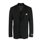 Versace Elegant Formell Jacka för Män Black, Herr