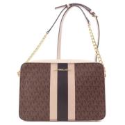 Michael Kors Pre-owned Pre-owned Plast axelremsvskor Brown, Dam