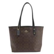 Coach Pre-owned Pre-owned Plast totevskor Brown, Dam