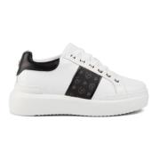 Pollini Dam Lågtop Sneakers, Syntetiskt Läder Black, Dam