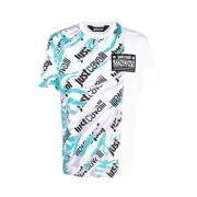 Just Cavalli Kortärmad T-shirt Multicolor, Herr