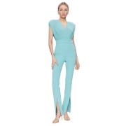 Pinko Ärmelös Jumpsuit Blue, Dam