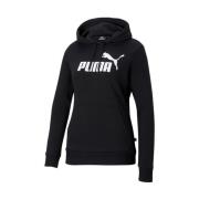 Puma Svart Sweatshirt med dragkedja Black, Dam