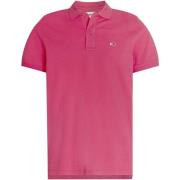 Tommy Jeans Långärmad Polo Tröja Pink, Herr