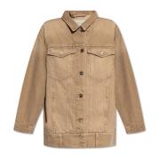 AllSaints Willow denim jacka Brown, Dam