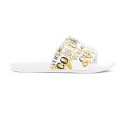 Versace Jeans Couture Vita PU-sandaler White, Dam