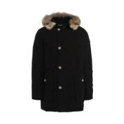 Woolrich Arctic Parkas med avtagbar päls Black, Herr