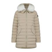 Peuterey Snygg Vinterjacka Beige, Dam