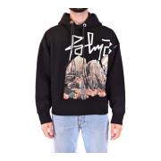 Palm Angels Svart Sweatshirt Aw20 Black, Herr