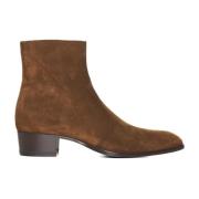 Saint Laurent Bruna Wyatt Ankelboots Brown, Herr