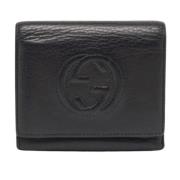 Gucci Vintage Pre-owned Laeder plnbcker Black, Dam