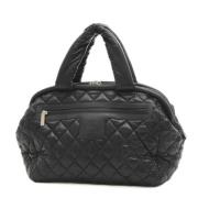 Chanel Vintage Pre-owned Nylon chanel-vskor Black, Dam