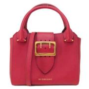 Burberry Vintage Pre-owned Laeder handvskor Red, Dam