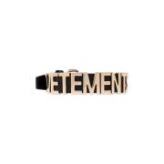 Vetements Choker med logotyp Black, Unisex