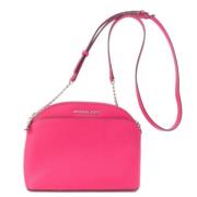 Michael Kors Pre-owned Pre-owned Plast axelremsvskor Pink, Dam