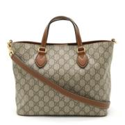 Gucci Vintage Pre-owned Laeder gucci-vskor Beige, Dam