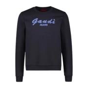 Gaudi Sweatshirt med rund hals Blue, Herr