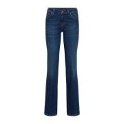 Guess Klassiska Denim Jeans för Vardagsbruk Blue, Dam