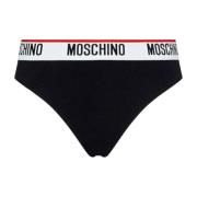 Moschino Stilren Slip Klänning för Kvinnor Black, Dam