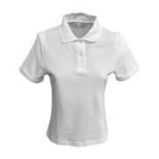 Trussardi Kortärmad Polo White, Dam