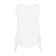 Trussardi Sleeveless Tops White, Dam