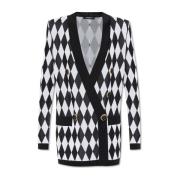 Balmain Dubbelknäppt kofta Black, Dam