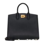 Salvatore Ferragamo Studio Box Väskor Kollektion Black, Dam