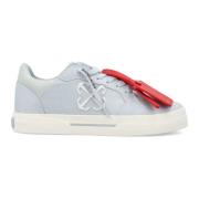 Off White Blå Vulcanized Sneakers med Pil Detalj Blue, Dam