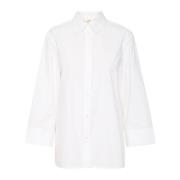 InWear Boxy Skjorta Blus Pure White White, Dam