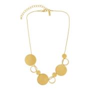 Dansk Copenhagen Skandinavisk Elegans Guld Halsband Yellow, Dam