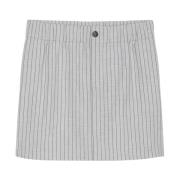 Marc O'Polo Pinstripad minikjol Gray, Dam