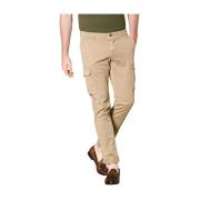 Mason's Extra Slim Cargo Byxor i Twill Green, Herr