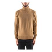 Corsinelabedoli Turtleneck Jumpers i Marino Ull Brown, Herr