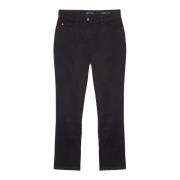 Fiorella Rubino Regelbunden Hose Smeraldo Bomull Stretch Byxor Black, ...