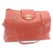 Chanel Vintage Pre-owned Laeder chanel-vskor Pink, Dam