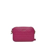 Liu Jo Rosa Läder Crossbody Väska Pink, Dam