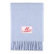 Marni Mjuk Mohair Scarf Blue, Dam