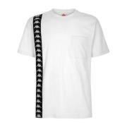 Kappa Kortärmad T-shirt White, Herr