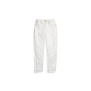 Ralph Lauren Stiliga Denim Jeans White, Dam